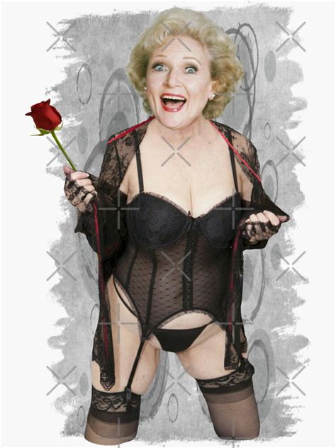 Betty White Rose Nylund Sticker For Sale By Indecentdesigns Redbubble
