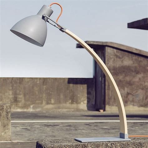 Gray Shown Outdoors Table Lamp Wood Desk Lamp Wooden Arch 2modern