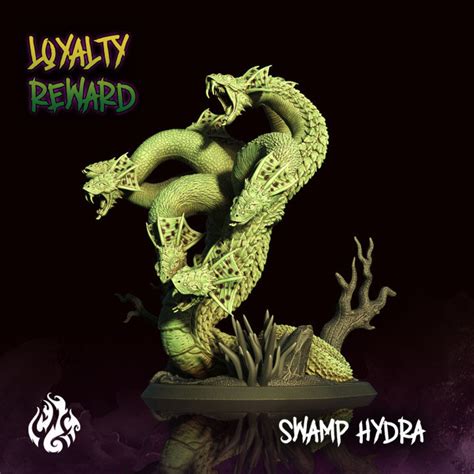 Swamp Hydra Crippled God Foundry Dnd Miniatures Rpg Role Etsy