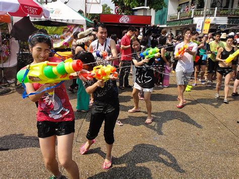 The Water Fight In Chiang Mai During Songkran2011 4 Flickr