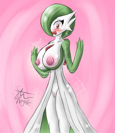 Rule 34 Blush Breast Expansion Breasts Color Female Female Only Gardevoir Green Hair Hair