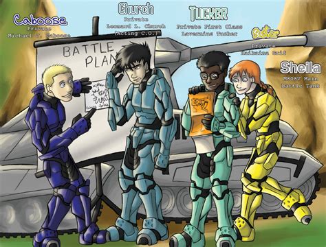 I do not own red vs bluecomposed by the awesome guys at roosterteeth! Luke McKay's Blue Team by dragonsong12 on DeviantArt