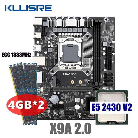 Kllisre X79 Motherboard Set Kit With Xeon Lga 1356 E5 2430 V2 2pcs X