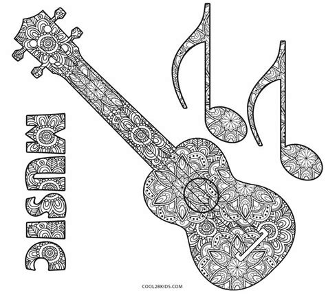 Loudlyeccentric 30 Music Coloring Pages For Adults
