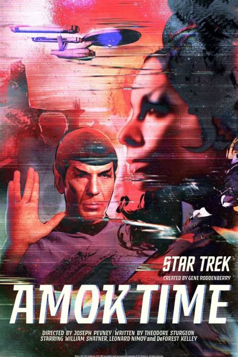 Amok Time Poster By Star Trek Displate Star Trek Star Trek Tv