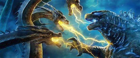 Godzilla Vs King Ghidorah King Of The Monsters 4k 11 Wallpaper