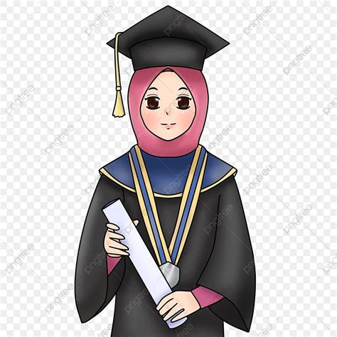 تخرج طالبة حجاب حاصلة على شهادة بنت الحجاب ويسودا مسلم تخرج Png وملف