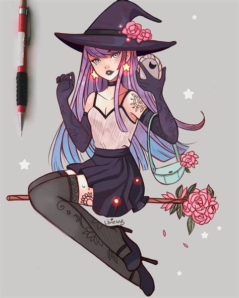 Mirror By Larienne Anime Witch Character Art Witch Art