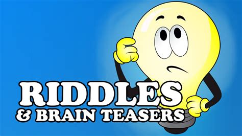 Riddles And Brain Teasers Youtube