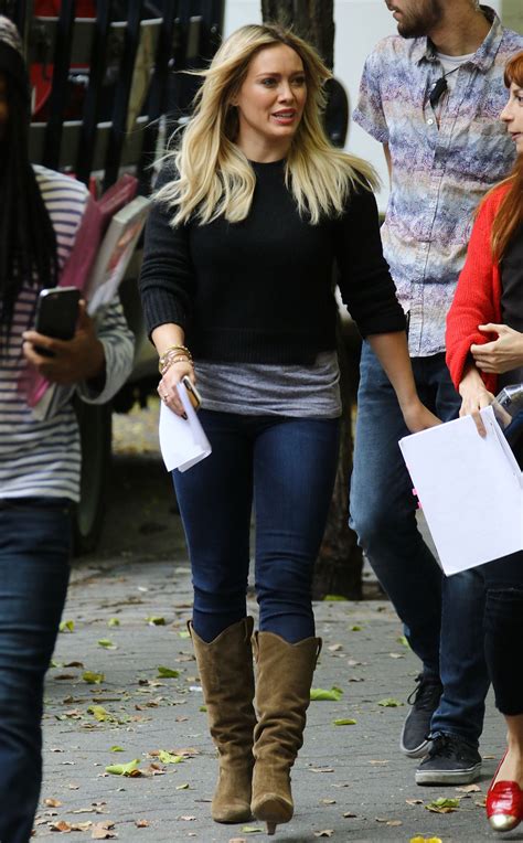 Hilary Duff On The Set Of Younger On The Lower East Side In New York 10