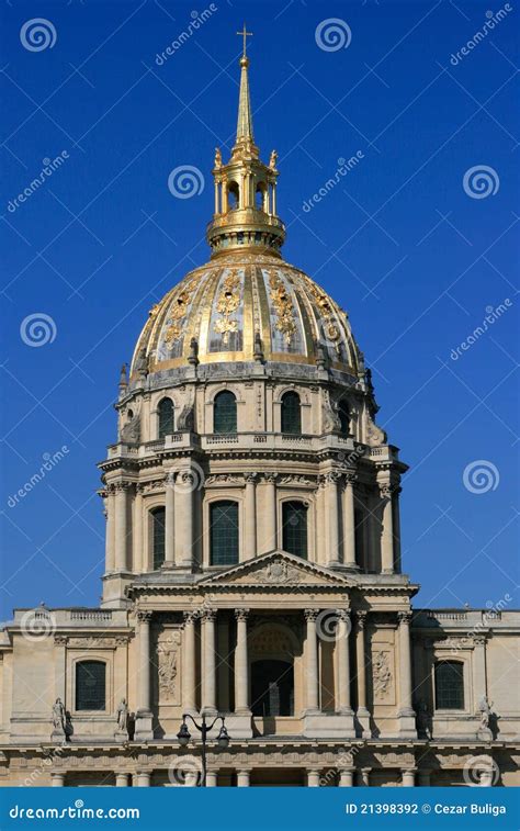 Church Of Hotel Des Invalides Paris France Stock Photo Image Of