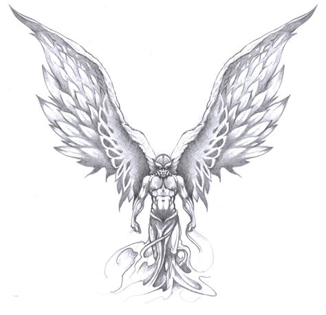 Guardian Angel Angel Warrior Tattoo Samurai Warrior Tattoo Guardian