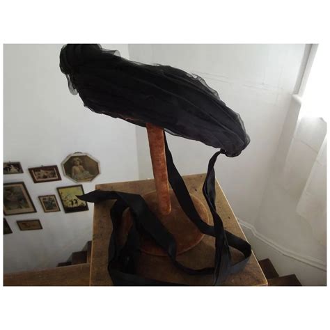Civil War Mourning Bonnet From Here To Victorian Ruby Lane