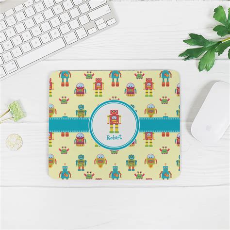 Robot Mouse Pad Personalized Youcustomizeit