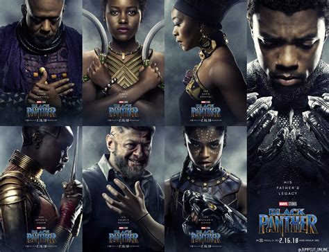 character posters to marvel s black panther read read