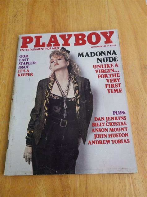Mavin Very Rare Playboy Magazines Sep 1985 Madonna Nude
