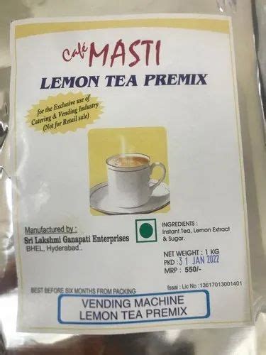 Lemon Tea Premix Powder Packaging Size 1kg At Rs 500packet In