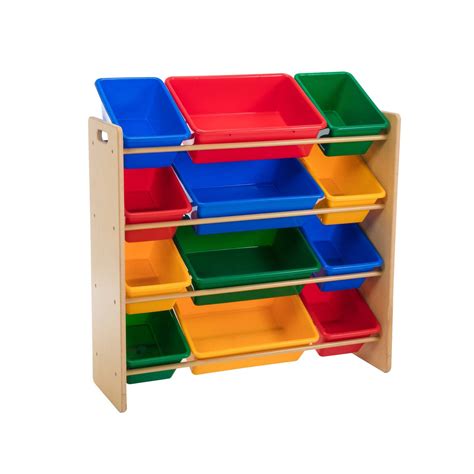 Kids Toy Organiser Shelf Storage Rack 12 Bins Shop Australia