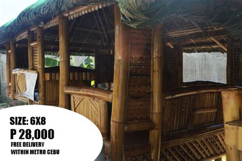 Nipa Hut Design In The Philippines Cebu Image Bahay Kubo Design