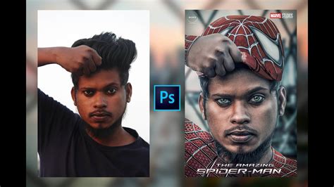 Photoshop Manipulation Tutorial How To Create Spider Man Poster