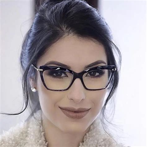 women s glasses frames 2021 2021 fashion square glasses frames for women trendy sexy cat eye