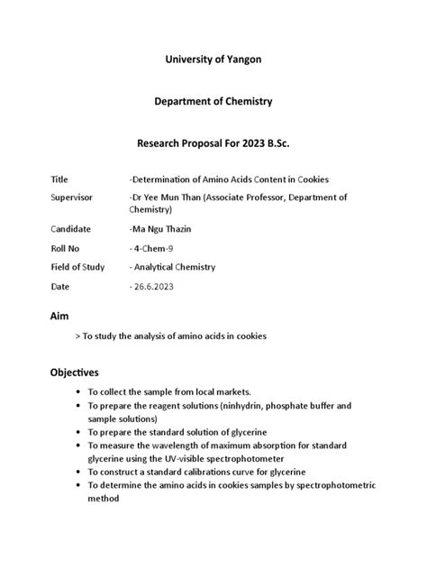 Determination Of Amino Acid Content In Cookies Pdf