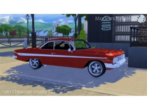 1961 CHEVROLET IMPALA SS - The Sims 4 Download - SimsDomination