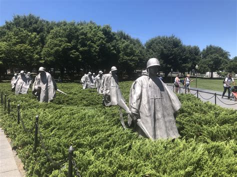 The Korean War Memorial In Washington Dc Rpics