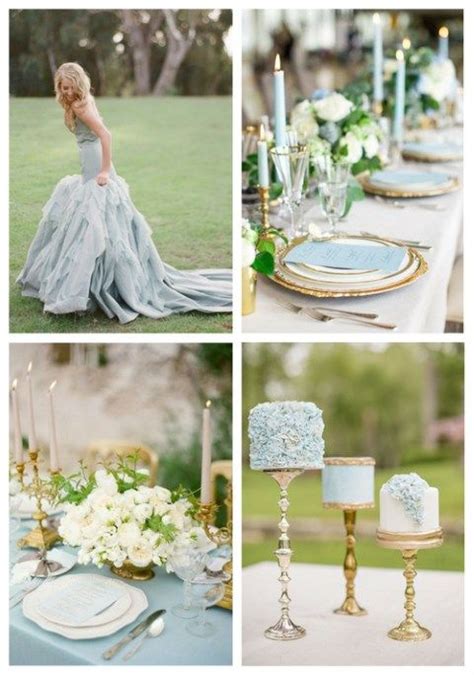 26 Delicate Dusty Blue And Gold Wedding Ideas Wedding Colors Blue