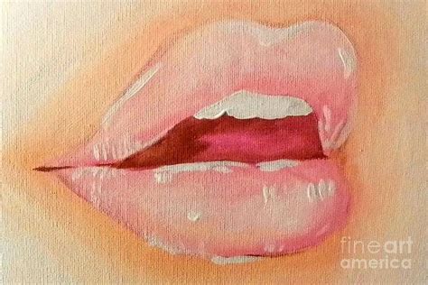 Lips Soft Painting By Marisela Mungia Pixels