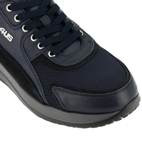 Paciotti 4us Outlet Shoes Men Trainers Paciotti 4us Men Blue