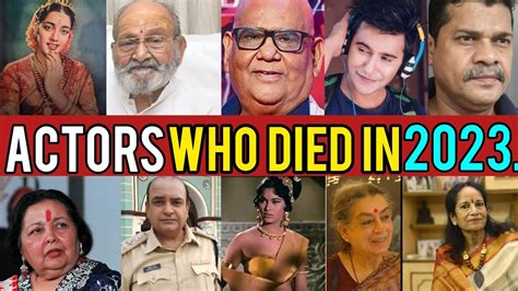 Famous Bollywood Actors Who Died In 2023bollywood Actors Died In 2023deaths Of Bollywood