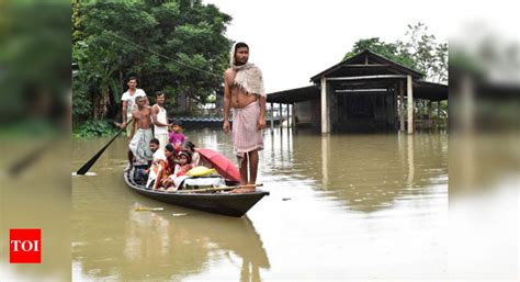 Floods And Landslides Wreak Havoc In Assam Toll Rises To 6 Guwahati
