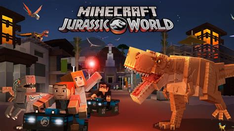 Become Park Manager In The New Jurassic World Minecraft Dlc Xbox News