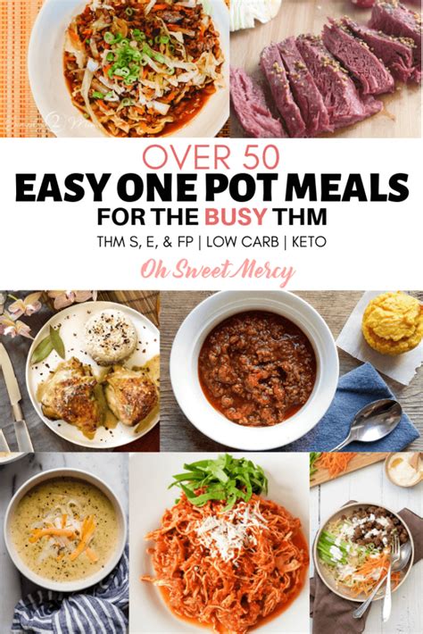 Easy One Pot Meals For The Busy Thm Over 50 Recipes