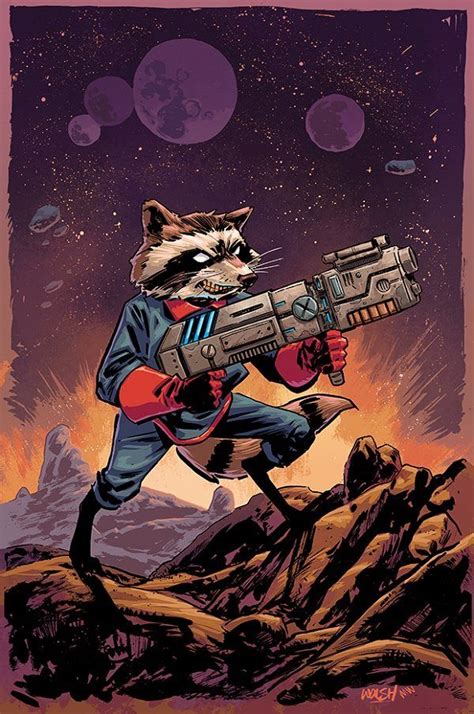 Rocket Raccoon By Michael Walsh Colours By Matt Wilson Rocket