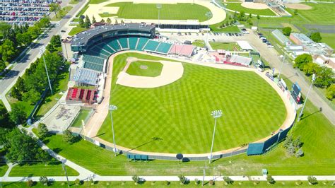 Free Stock Photo Of Aerial Baseball Field Stadium