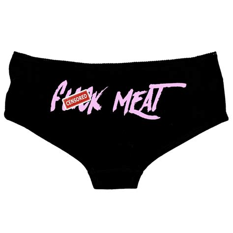 Fuck Meat Set Knickers Vest Cami Thong Shorts Bdsm Bondage Etsy Uk