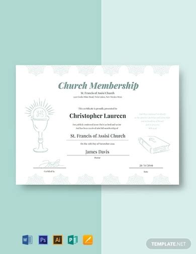Church Certificate 18 Examples Format Pdf Examples