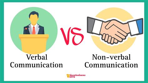 Verbal Communication Vs Non Verbal Communication Youtube