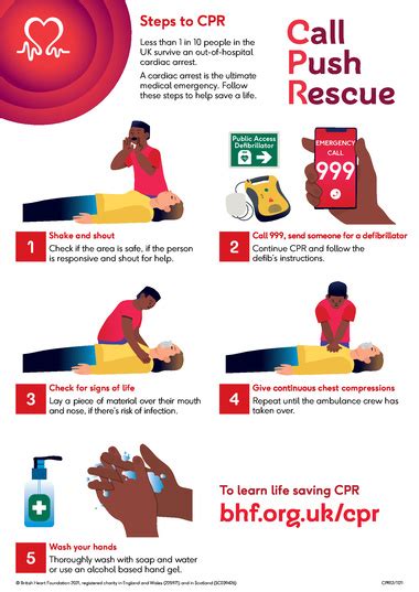 Adult Cpr Professional Instructional Poster Aha Guidelines Fitnus