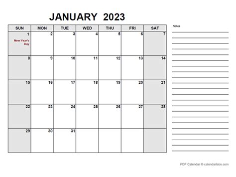 2023 Calendar With Canada Holidays Pdf Free Printable Templates