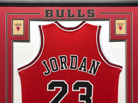 Michael Jordan 34 5x42 5 Custom Framed Jersey Pristine Auction