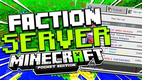 Best New Faction Server For Mcpe Minecraft Pe Pocket Edition Xbox