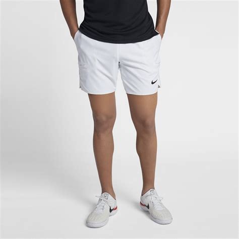 Nike Mens Court Flex Ace 7 Inch Shorts Whiteblack