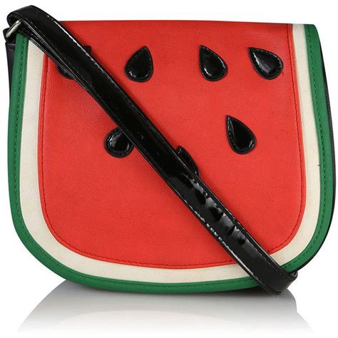 Watermelon Cross Body Bag Women 554 Liked On Polyvore Featuring