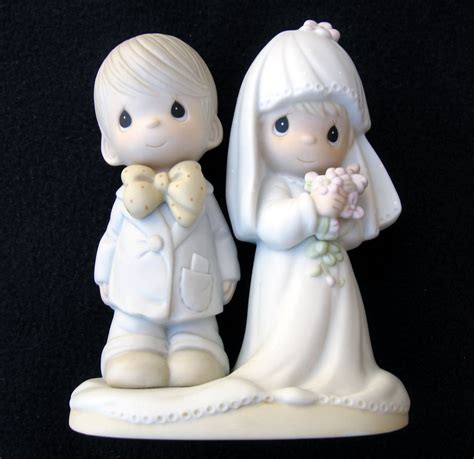 Bride And Groom Precious Moments Figurine The Lord Bless You And Keep