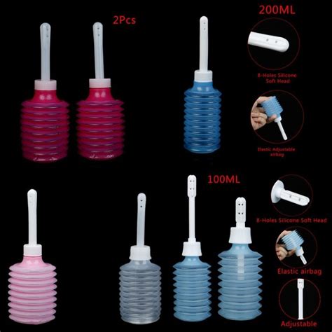 JH PC Enema Rectal Syringe Vaginal Rinse Plug Anal Shower Cleaner Sprayer Disposable Adult