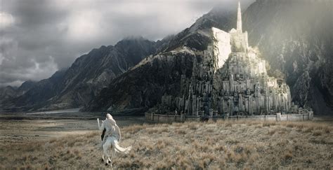 Gandalf The White City Minas Tirith The Lord Of The Rings Wallpapers