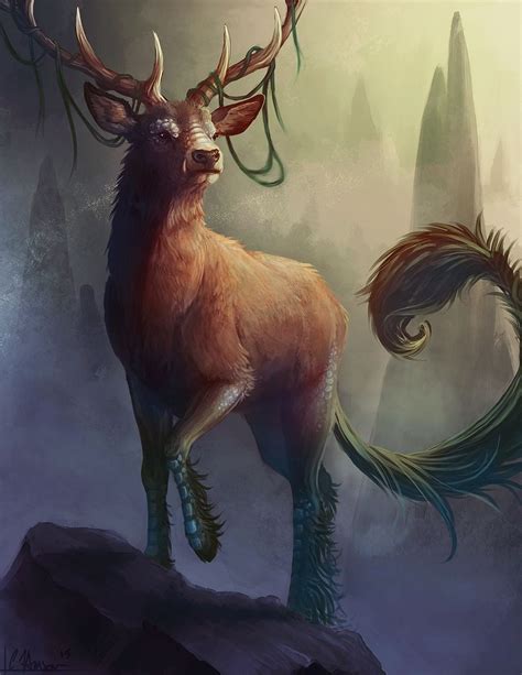 Kirin By Ligers Mane On Deviantart Mythical Creatures Fantasy